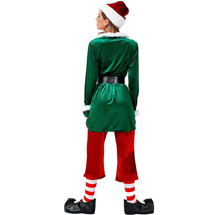 Lovely Funny Christmas Elf Long Sleeve Trousers costume XT22552