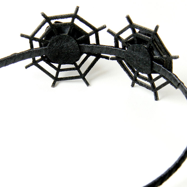 Gathic Vintage Black Rose Hair Clasp J13033