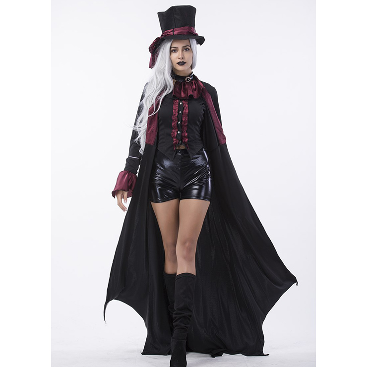 Gothic Adult Halloween Women's Vampire Masquerade Costume N14764-Halloween  Costume-wholesale