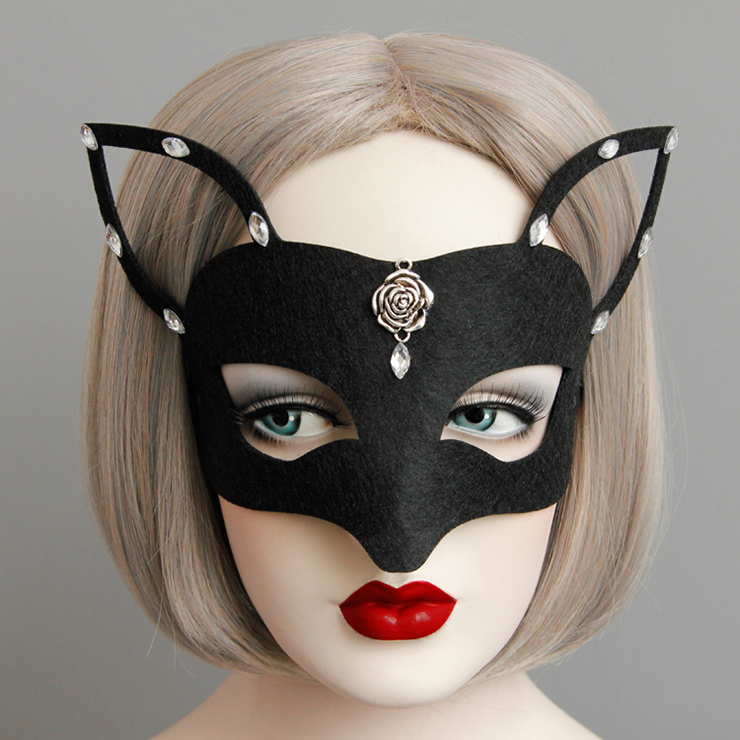 Adult Halloween Masquerade Party Fox Half Mask MS13002