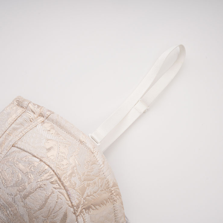 Vintage Brocade Corset Top - Victorian Satin Bustier with Adjustable Straps N23909