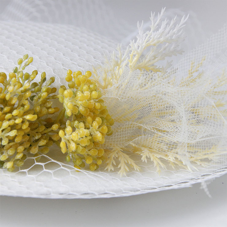 Vintage Fishnet Fascinator Lady Bowler-hat Princess Cosplay Party Hairpin Accessory J21677