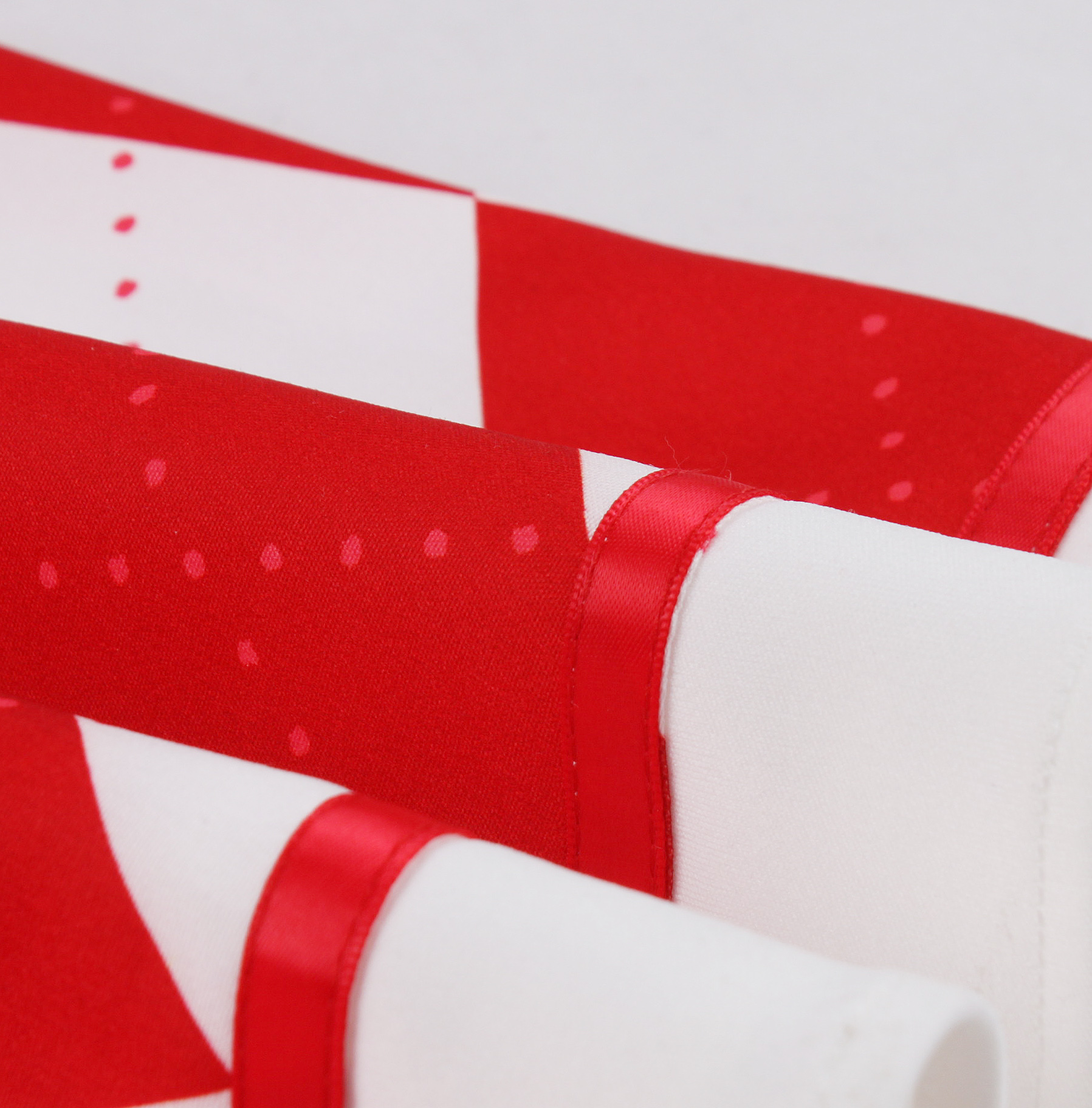 Vintage Strawberry & Polka Dot Mini Dress with Red Ribbon Waist Tie and Heart Buttons N23825