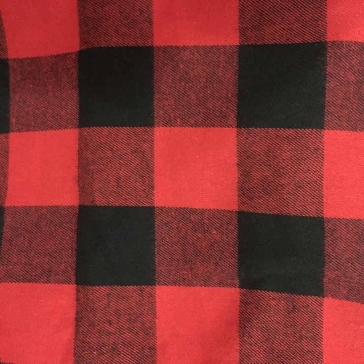 Classic Red Plaid Cotton High Waisted Vintage Flared Pleated Casual Skater Skirt N20167