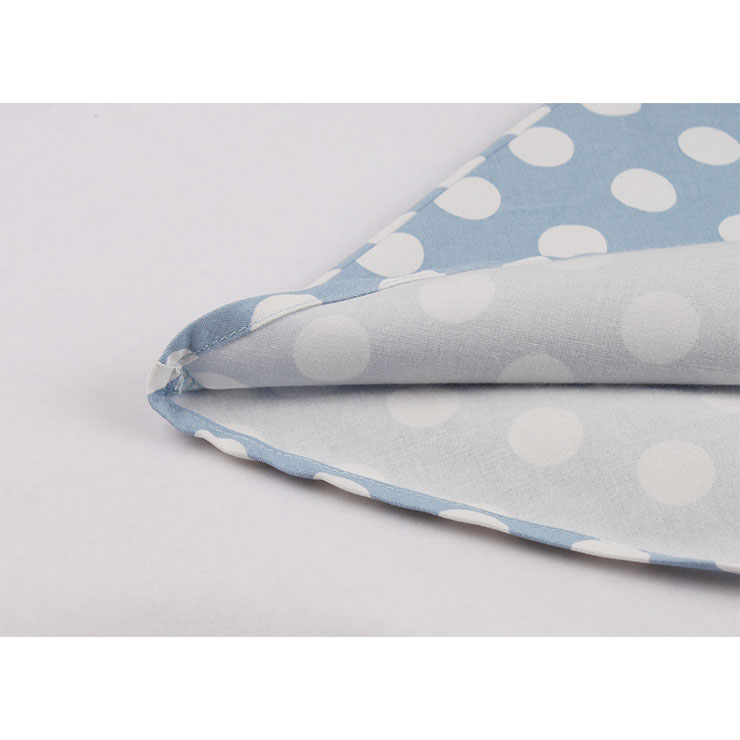 Sexy Light Blue Vintage Strappy Polka Dot Printed Swing Summer Day Dress N18040