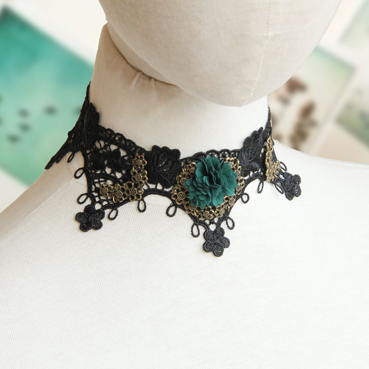 Handmade Royal Court Vampire Choker Gothic Necklace J12029
