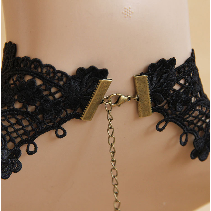 Vintage Gothic Victorian Lace Jewelry Chocker Necklace J12055