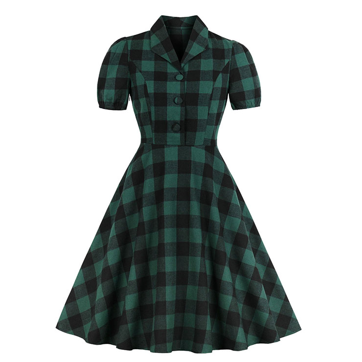 retro checkered outfit