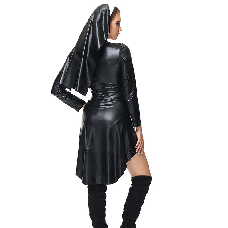 Sexy Nun Cosplay Dress Adult Halloween Party Theatrical Masquerade Costume N23240
