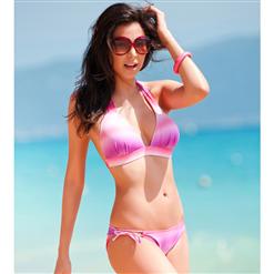 gradual change color swimsuit, changeable Sexy Bikini, gradual change color Bikini, #BK5582