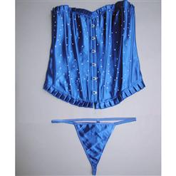 Blue Corset CB1684