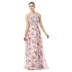 Girl Dress, Maxi Dress, Long Cheap Dress, Prom Dress For Cheap, Nostalgic One-shoulder Dresses, Women's Discount Dresses, #F30027