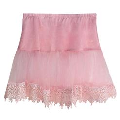 Girls Cute Pink Mesh Petticoat HG10172