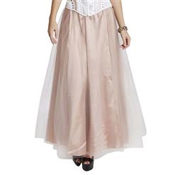 Chiffon Long Skirt, Tulle Maxi Long Skirts, Pink Maxi Long Skirt, #HG11225
