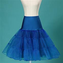 Graceful Cute Royalblue Tulle Skirt Petticoat HG11264