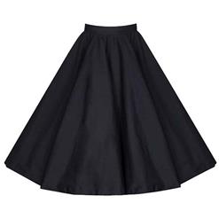 1950's Vintage Skater Skirt, Skater Skirt, Floral Skirt, Casual Skirt, A Line Swing Skirt, #HG11821