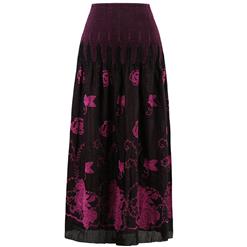 Vintage 2 In 1 Long Skirt Boob Tube Maxi Dress HG11891
