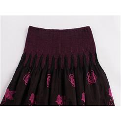 Vintage 2 In 1 Long Skirt Boob Tube Maxi Dress HG11891