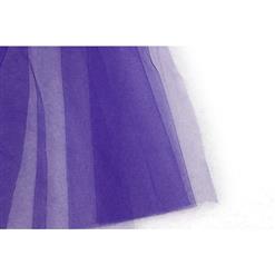 Indigo Long Mesh Bustle Skirt HG12389