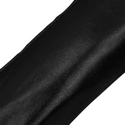 Black Long Wetlook PVC Gloves HG12700