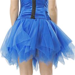 Women's Tutu Tulle Mini A-Line Layered Elastic Petticoat Pure Color Skirt HG15005