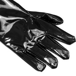 PVC Black 56cm Nonelastic Gloves HG1912