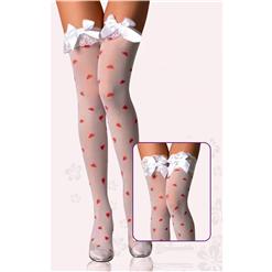 Opaque Heart Stockings, Sexy Stockings,sexy lingerie wholesale,Stockings wholesale, #HG1929