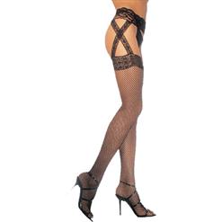 Garter Belt Fishnet Stockings, Sexy Stockings,sexy lingerie wholesale,Stockings wholesale, #HG1934