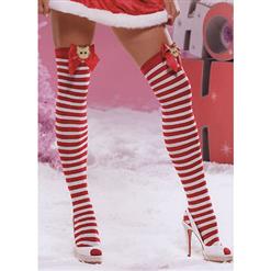 Santa Stockings,Nylon Striped Stockings,Sexy Christmas Stockings,Stockings wholesale, #HG2200