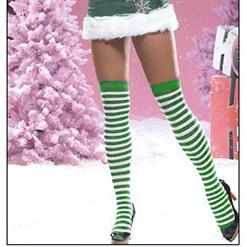 Santa Stockings, Nylon Striped Stockings, Sexy Christmas Stockings, Stockings wholesale, #HG2202