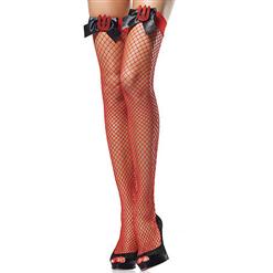 Devilish Net Thigh Highs,  Halloween Stockings, Sexy Devil Stockings, #HG2850