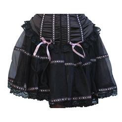 black skirt, mini Skirt, Corset Skirt , #HG3365