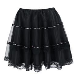 black skirt, mini Skirt, Corset Skirt , #HG3365