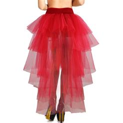 Long Tulle Bustle Skirt HG4258