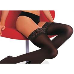 Black Lace Stockings HG4336