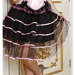 Women's Gothic Multi-layer Tutu Skirt Dancing Petticoat HG6131