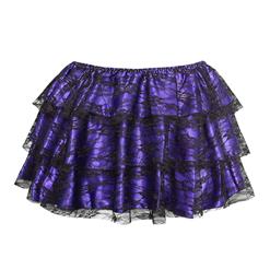purple mini Skirt , sexy Skirt, Petticoat, Corsets Skirt, #HG6167