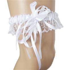 white Leg Garter, sexy lingerie Garter, Lace Garter, #HG7383