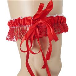 Red Leg Garter, lingerie Red Garter, sexy Lace Garter, #HG7387