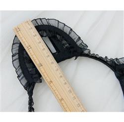 Housemaid Black lace Hair Clasp J12817