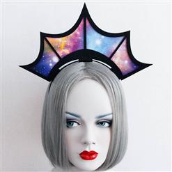 Hand-made Bat Wing Crown Carnival Hair Hoop J12823