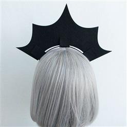 Hand-made Bat Wing Crown Carnival Hair Hoop J12823