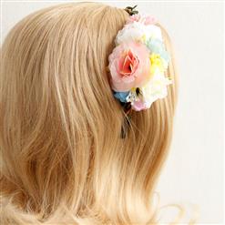 Girly Cloloeful Flowers Wedding Party Hair Hoop J12835