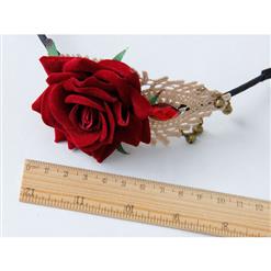 Elegent Tecido Rose Flower Hairband J12849