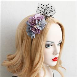 Fashionable Women's Flowers Lace Hairband J12855