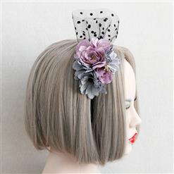 Fashionable Women's Flowers Lace Hairband J12855