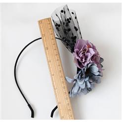 Fashionable Women's Flowers Lace Hairband J12855