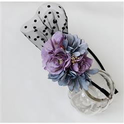 Fashionable Women's Flowers Lace Hairband J12855