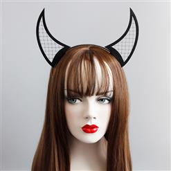 Women's Black Ox Horn Hairband J12912