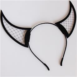 Women's Black Ox Horn Hairband J12912